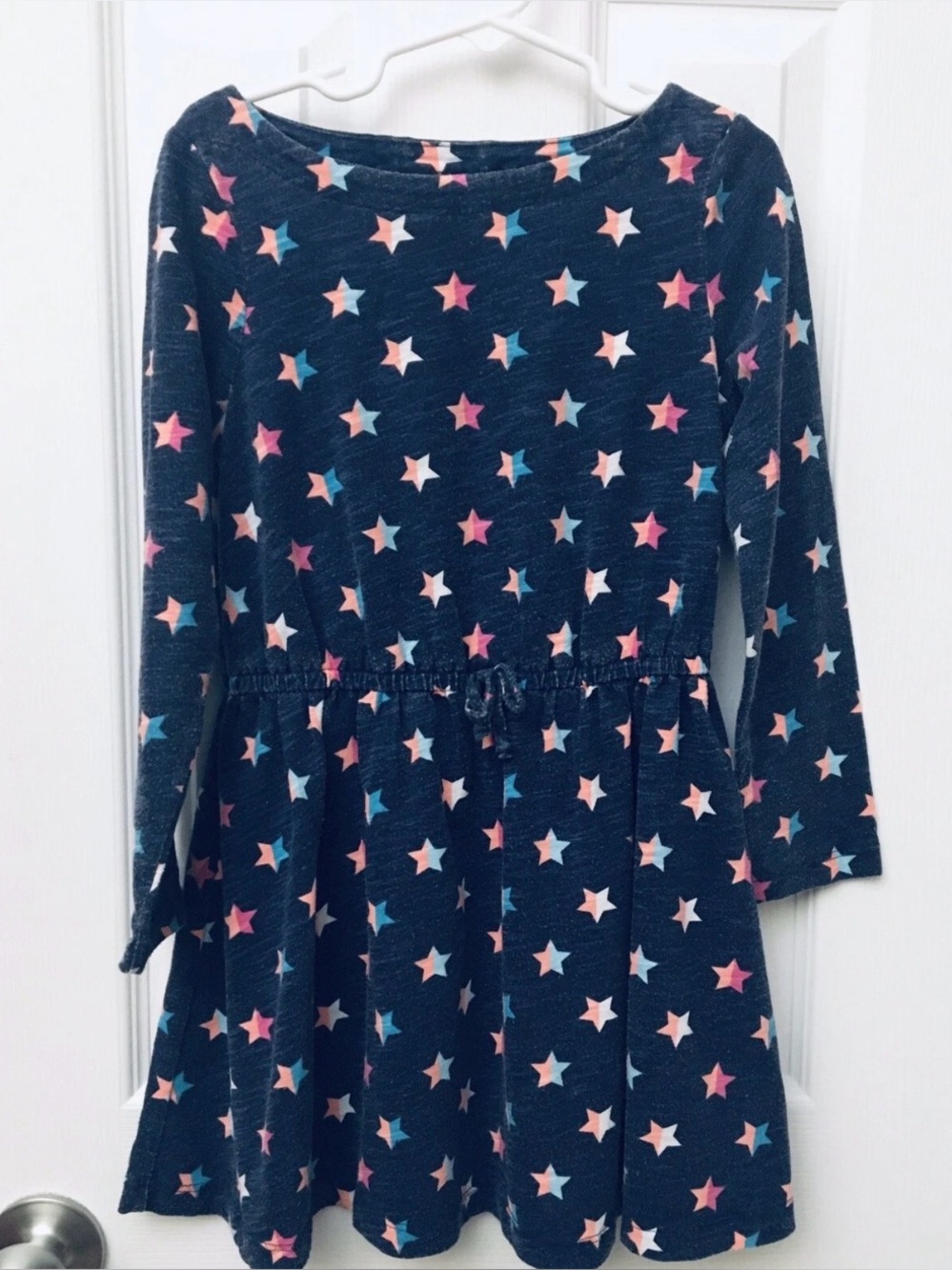 Crazy 8 Girls Skater Dress Size Small 5-6 Stars